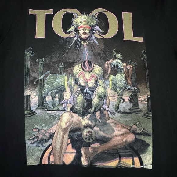Tool Size L Miami 2022 Tour Tee Shirt Black Concert Merch Simone Bianchi Poster - Picture 4 of 6